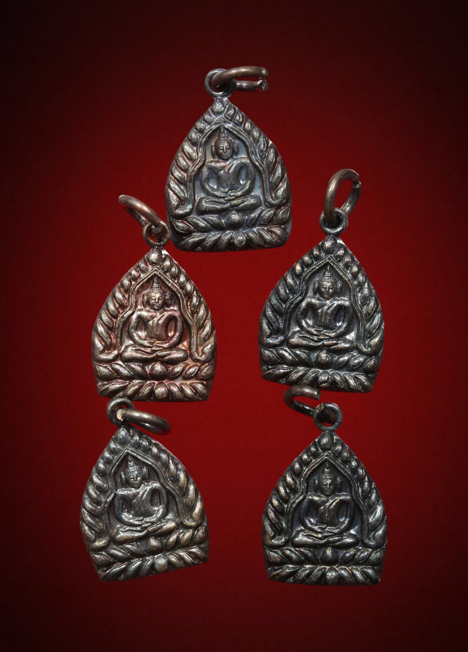 5 องค์ เหรียญเจ้าสัวหลวงพ่อเจือ รุ่นปลดหนี้ วัดกลางบางแก้ว จ.นครปฐม